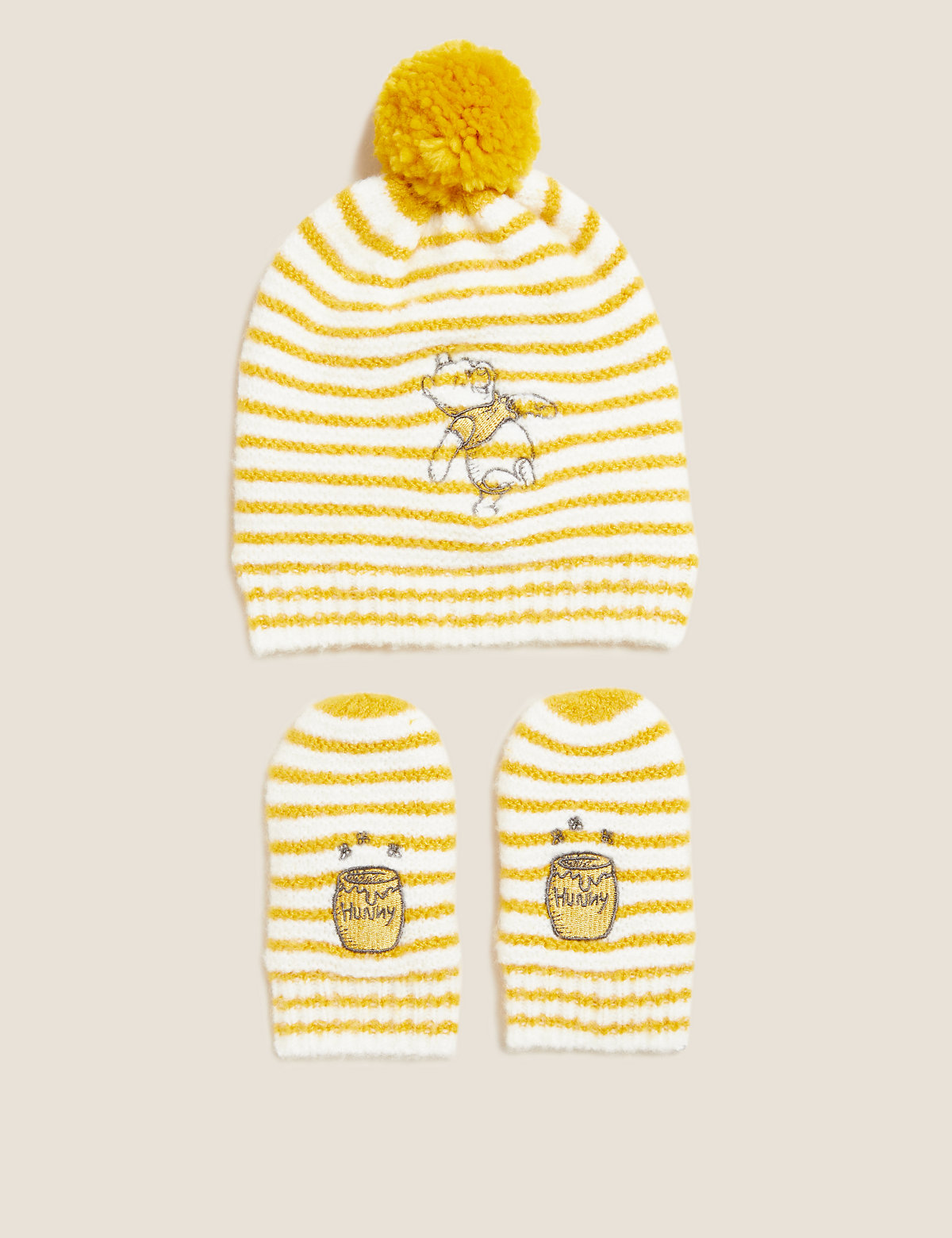 Kids' Winnie the Pooh™ Hat and Mitten Set