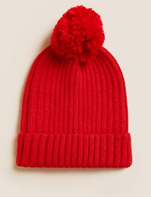 

Unisex,Boys,Girls M&S Collection Kids' Winter Hat (1-13 Yrs) - Chilli, Chilli
