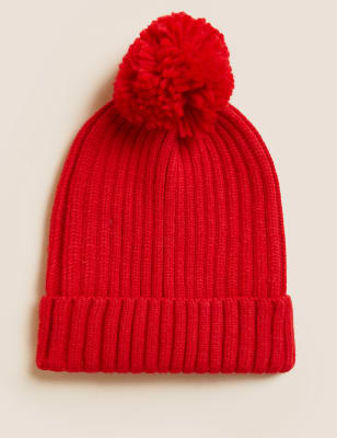 

Unisex,Boys,Girls M&S Collection Kids' Winter Hat (1-13 Yrs) - Chilli, Chilli