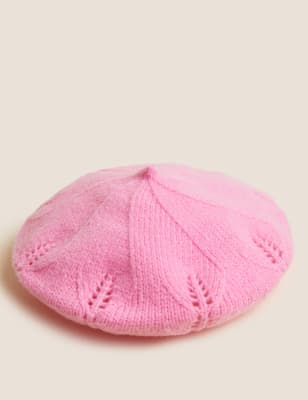 

Girls M&S Collection Kids' Knitted Winter Hat (0-13 Yrs) - Pink, Pink