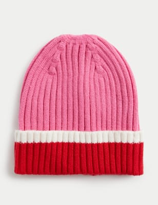 Ensemble bonnet, écharpe et gants enfants à motif color block (du 6 au 13  ans)