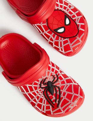 Alas Kaki Kayu Slip-on Spider-Man™ Untuk Anak-Anak (4 Kecil-13 Kecil) - ID