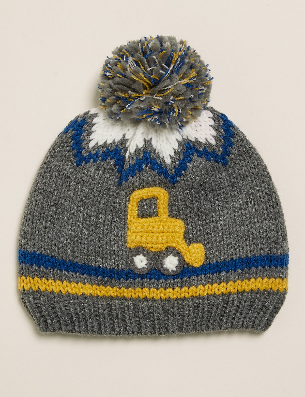 Kids' Crochet Digger Winter Hat (1-6 Yrs)