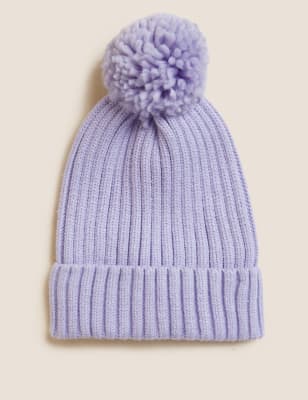 

Unisex,Boys,Girls M&S Collection Kids' Winter Hat (1-13 Yrs) - Lilac, Lilac