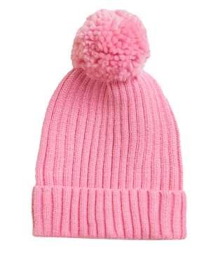 

Unisex,Boys,Girls M&S Collection Kids' Winter Hat (1-13 Yrs) - Sugar Pink, Sugar Pink