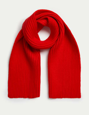

M&S Collection Strickschal für Kinder (1-13 J.) - Red, Red