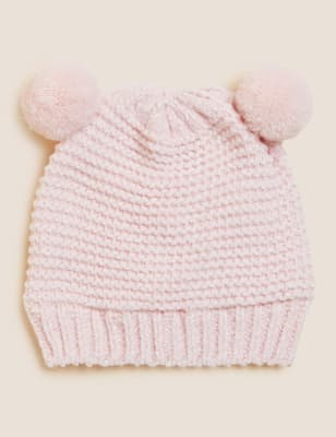 

M&S Collection Gorro de invierno infantil (0-6 años) - Pale Pink, Pale Pink