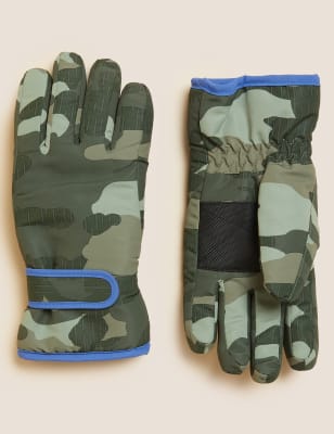 

M&S Collection Skihandschuhe für Kinder mit Thermowarmth™ und Camouflage-Muster (6-13 Jahre) - Khaki, Khaki