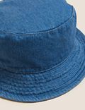 Kids' Pure Cotton Denim Sun Hat (1-13 Yrs)