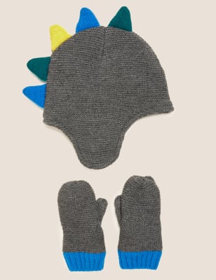 m&s baby hat and mittens