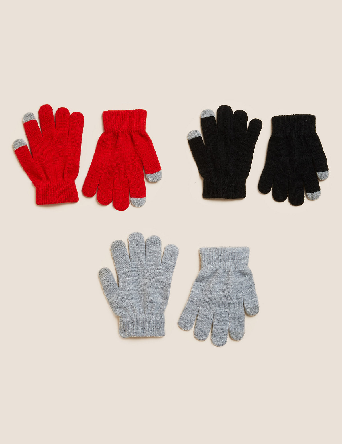 Kids' 3pk Magic Gloves