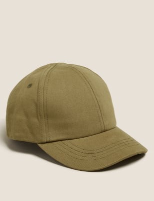 Casquette de baseball unie pour enfant 100 % coton (du 1 au 13 ans) - Khaki