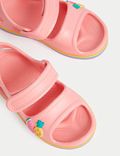Dětské sandály na suchý zip s&nbsp;motivem ovoce (4&nbsp;malé&nbsp;– 12&nbsp;malé)