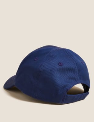 

Unisex,Boys,Girls M&S Collection Kids' Pure Cotton Plain Baseball Cap (12 Mths - 13 Yrs) - Navy, Navy