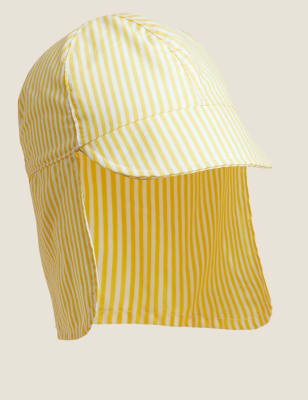 

Unisex,Boys,Girls M&S Collection Kids' Pure Cotton Striped Sun Hat (0-3 Yrs) - Yellow Mix, Yellow Mix