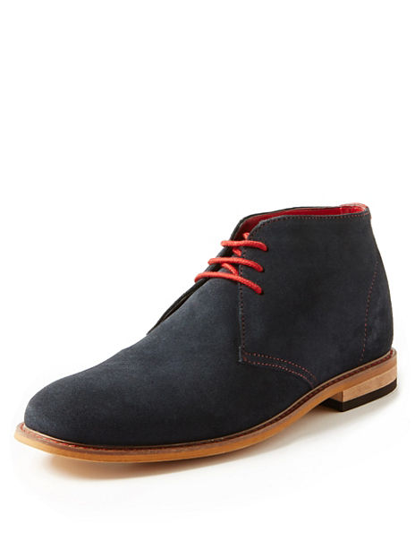 Kids' Stain Resistance™ Suede Chukka Boots | M&S