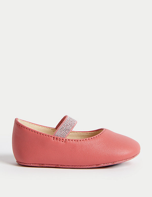 Baby Gift Boxed Mary Jane Leather Pram Shoes (0-18 Mths) - HU