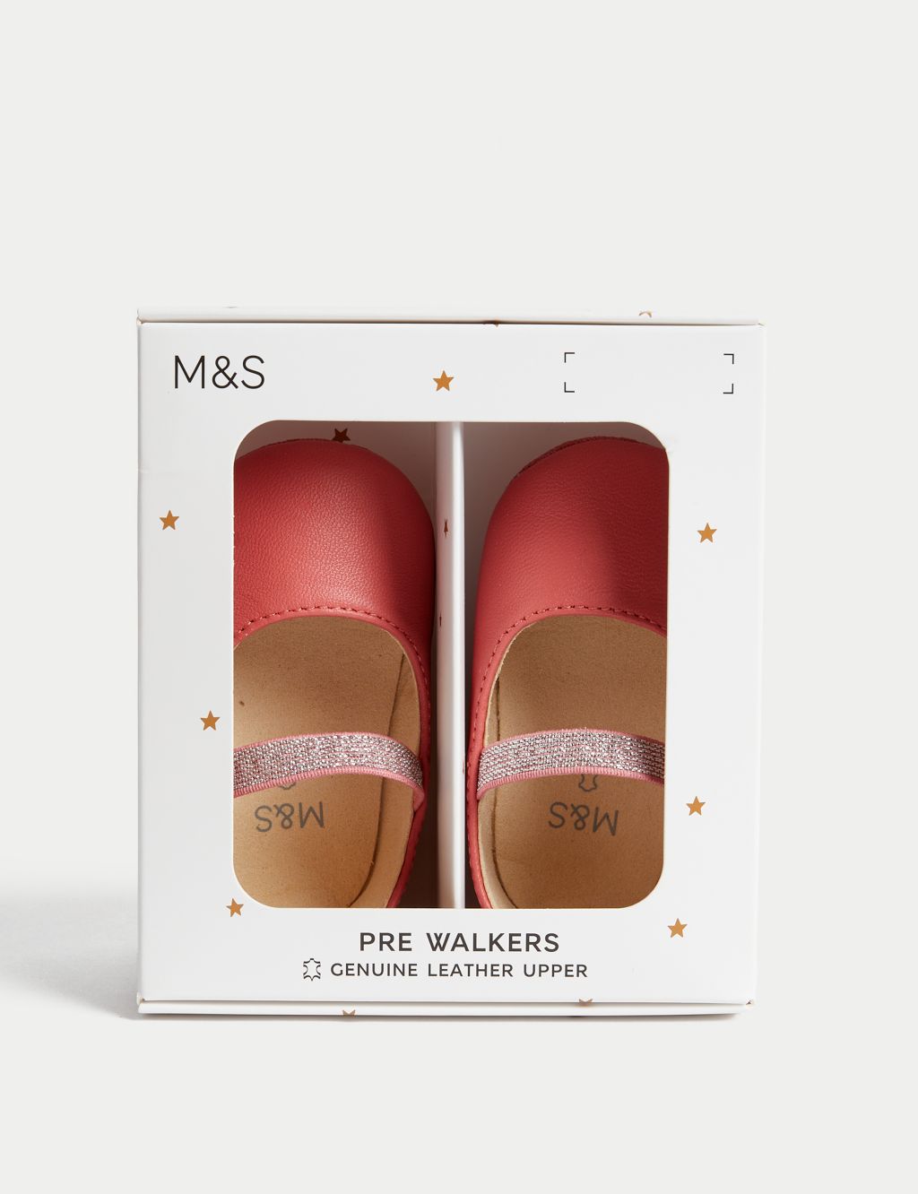 Baby Gift Boxed Mary Jane Leather Pram Shoes (0-18 Mths) image 5