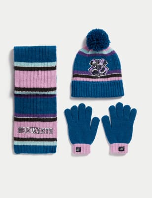 

Girls M&S Collection Harry Potter™ Hat, Scarf and Glove Set (6-13 Yrs) - Navy, Navy