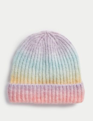 Kids' Ombre Striped Winter Hat (6-13 Yrs) - HU