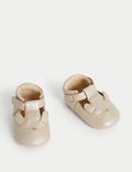 Baby Gift Boxed Leather Bunny Pram Shoes (0-18 Mths)