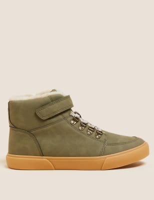 

M&S Collection Hohe Kinderturnschuhe mit Freshfeet™ (32-40,5) - Khaki, Khaki