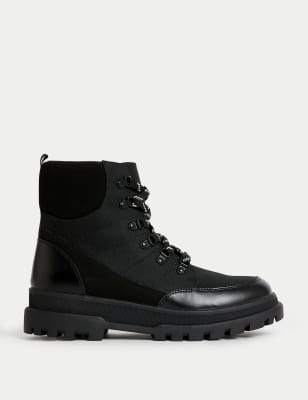 

Boys M&S Collection Kids' Freshfeet™ Ankle Boots (1 Large - 7 Large) - Black, Black