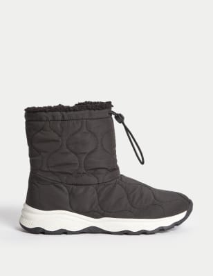 Kids' Freshfeet™ Quilted Ankle Boots (13 Small - 7 Large) | M&S AU