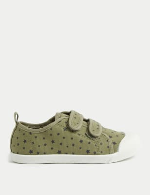 

Boys M&S Collection Kids' Denim Riptape Star Pumps (4 Small - 13 Small) - Khaki, Khaki