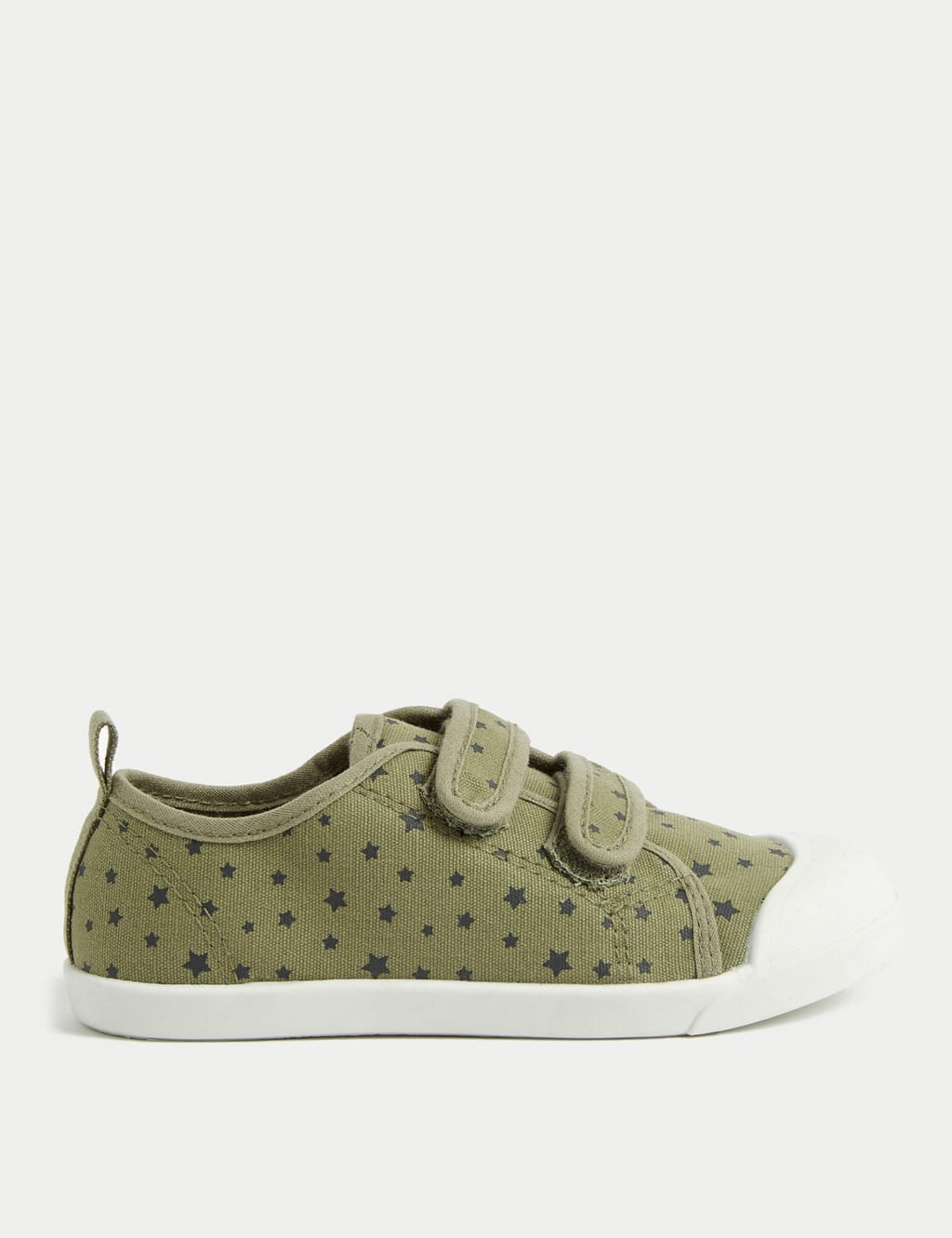 Kids’ Denim Riptape Star Pumps (4 Small - 13 Small) image 1