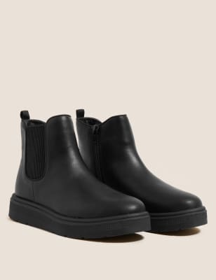 

Girls M&S Collection Kids' Freshfeet™ Chelsea Boots (13 Small - 6 Large) - Black, Black