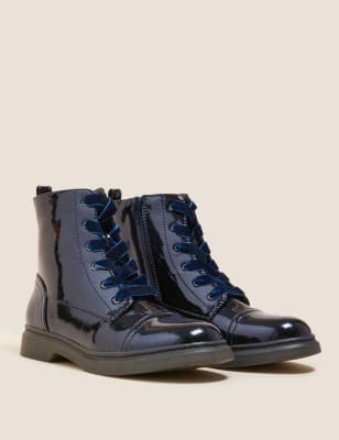 

Girls M&S Collection Kids' Freshfeet™ Ankle Boots (13 Small - 6 Large) - Navy, Navy