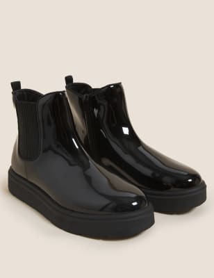 

M&S Collection Chelsea-Stiefel mit Freshfeet™ für Kinder (32-39,5) - Black, Black