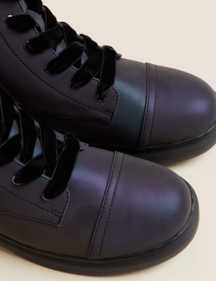 

M&S Collection Botines infantiles Freshfeet™ (13 pequeño-6 grande) - Purple Mix, Purple Mix