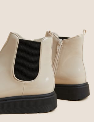 

Girls M&S Collection Kids' Freshfeet™ Chelsea Boots (13 Small- 6 Large) - Cream, Cream