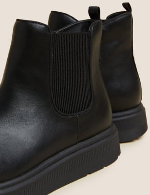

M&S Collection Chelsea-Stiefel mit Freshfeet™ für Kinder (32-39,5) - Black, Black
