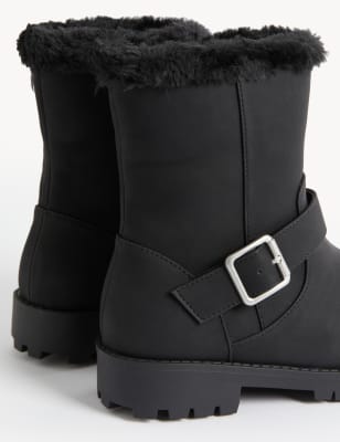 

Girls M&S Collection Kids' Ankle Boots (13 Small - 6 Large) - Black, Black