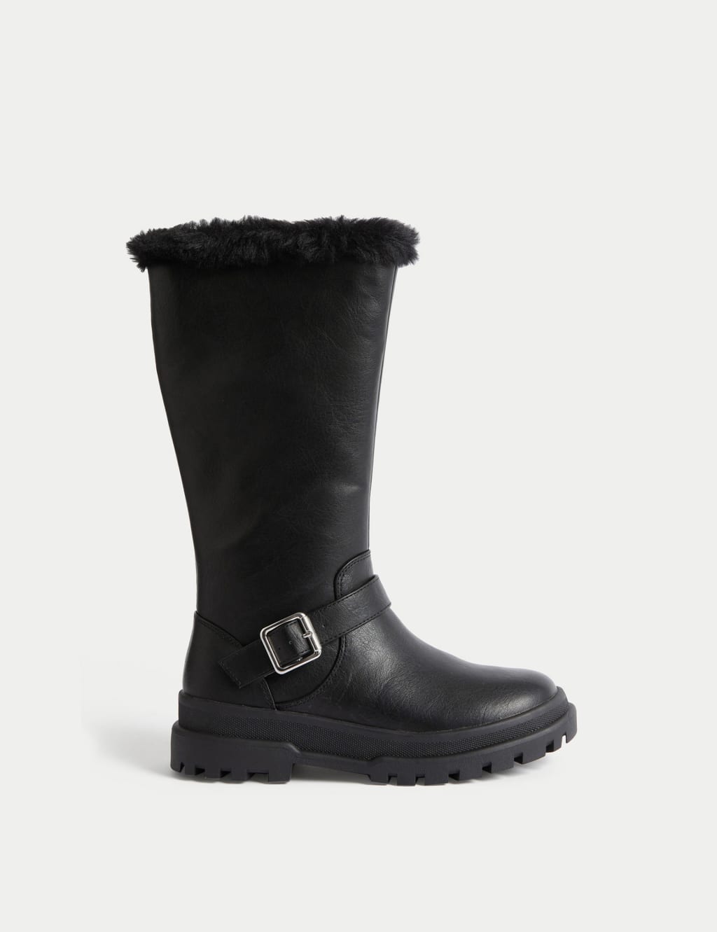 Kids' Faux Fur Lined Knee High Boots (13 Small - 6 Large) image 1