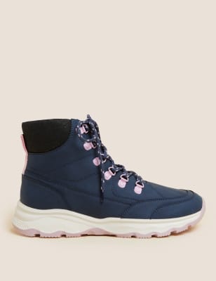 

M&S Collection Wanderstiefel mit Freshfeet™ für Kinder (33,5-39,5) - Navy Mix, Navy Mix