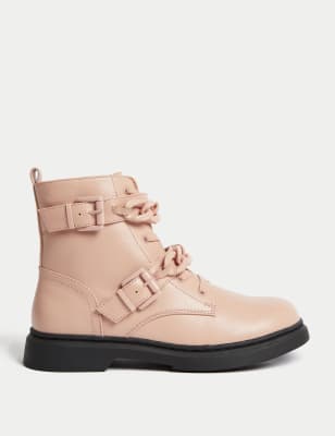 

Girls M&S Collection Kids' Freshfeet™ Ankle Boots (13 Small - 6 Large) - Pink, Pink