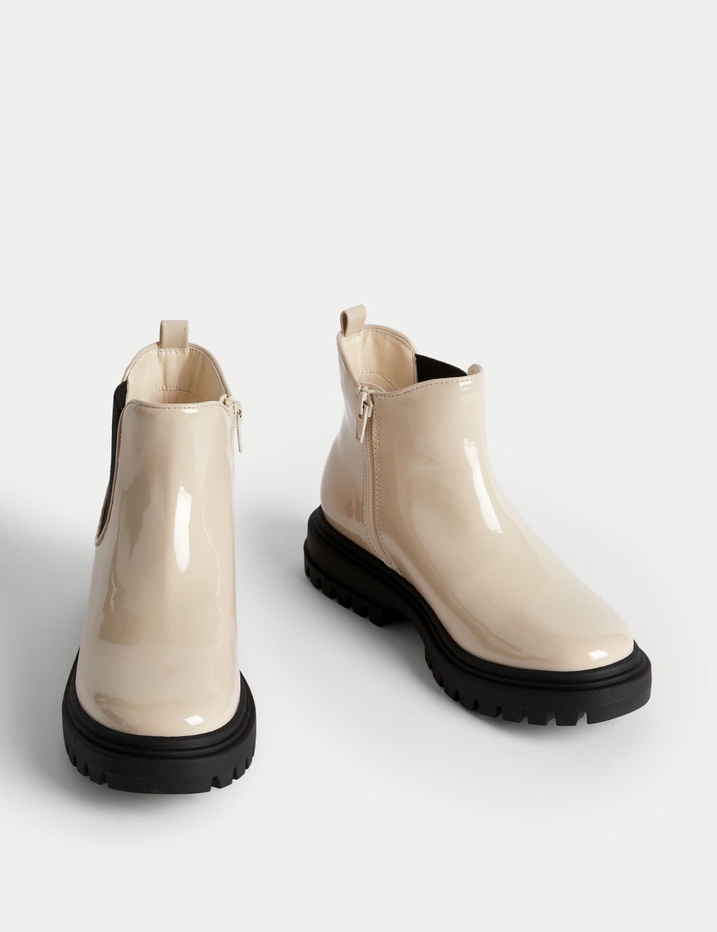 Girls hot sale cream boots