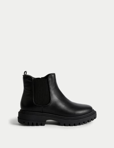 Kids' Freshfeet™ Chunky Chelsea Boots (13 Small - 6 Large)
