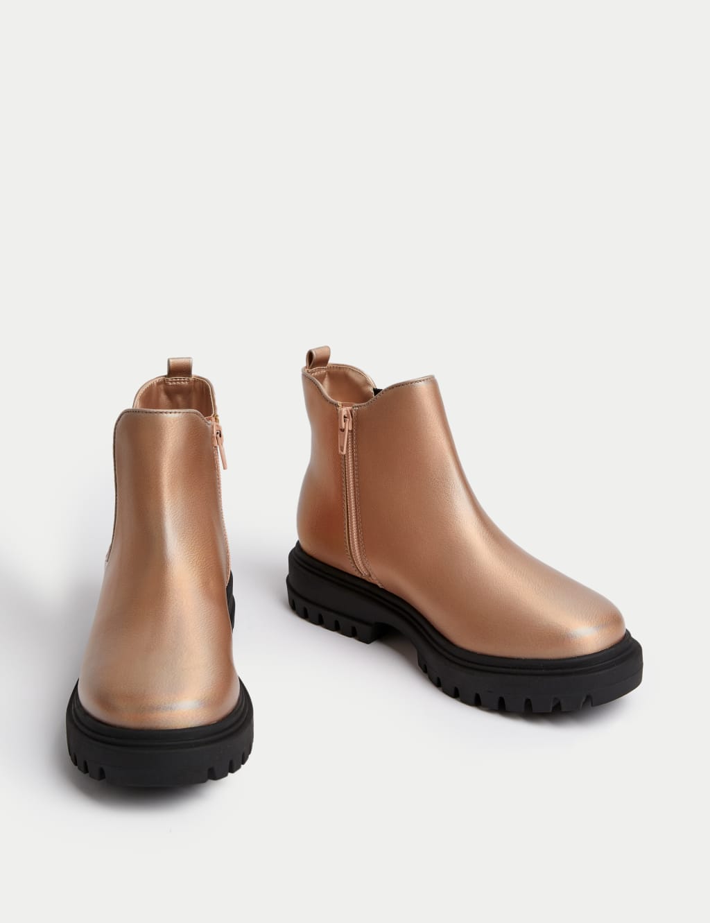 Kids Freshfeet™ Metallic Chelsea Boots (13 Small - 6 Large) image 2