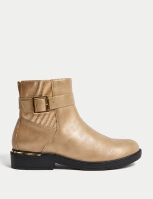 Childrens best sale gold boots