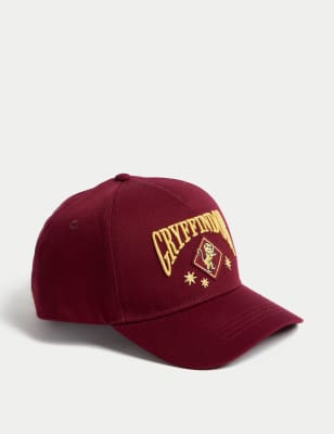 M&S Kid's Pure Cotton Harry Potter Baseball Cap (6-13 Yrs) - 10-13 - Dark Burgundy, Dark Burgundy