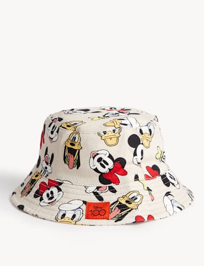 Kids' Pure Cotton Mickey Mouse™ Sun Hat (12 Mths - 6 Yrs)