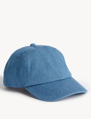 

Unisex,Boys,Girls M&S Collection Kids' Denim Baseball Cap (1-13 Yrs), Denim