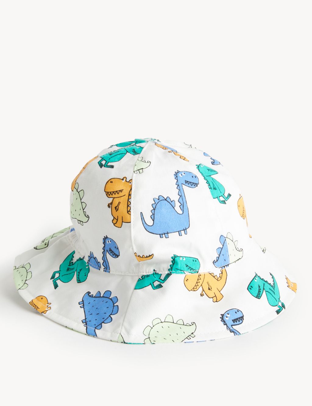 Kids' Pure Cotton Dinosaur Sun Hat (0 - 12 Mths) image 2