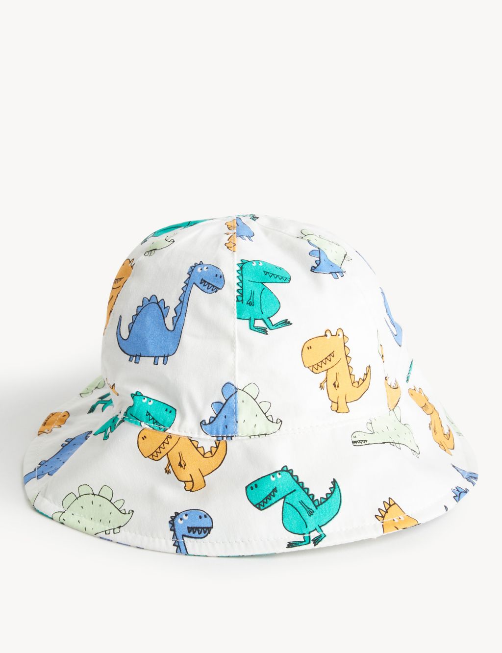 Kids' Pure Cotton Dinosaur Sun Hat (0 - 12 Mths) image 1