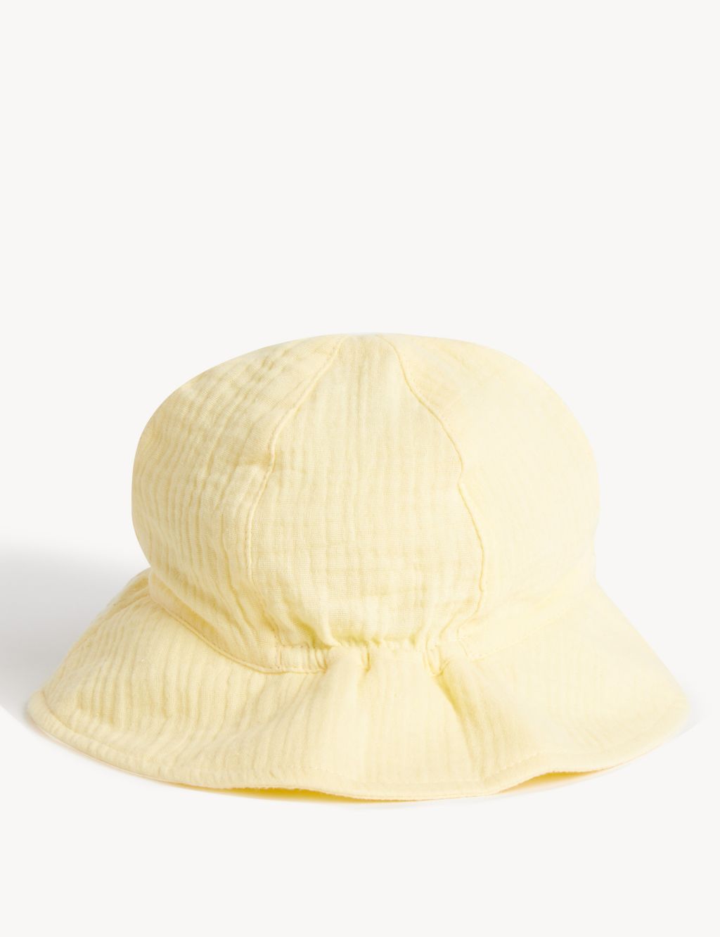 Kids' Pure Cotton Plain Sun Hat (0-6 Yrs) image 2